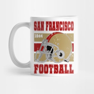 San Francisco Retro Football Mug